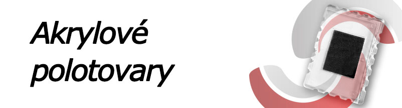 Polotovary akrylových magnetů 